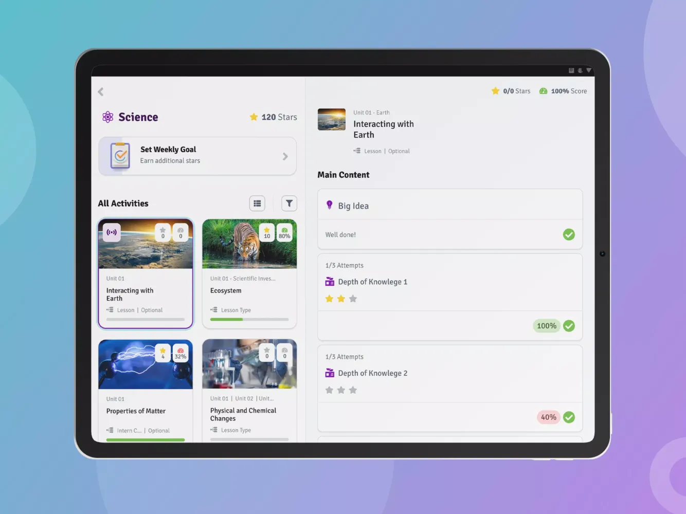 Alef Student Screenshots