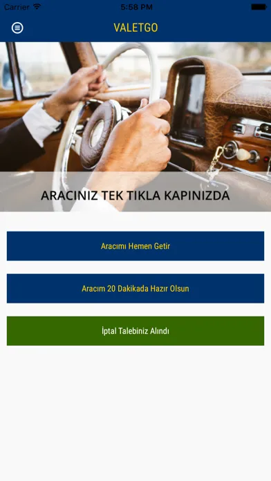 ภาพหน้าจอของ ValetGo