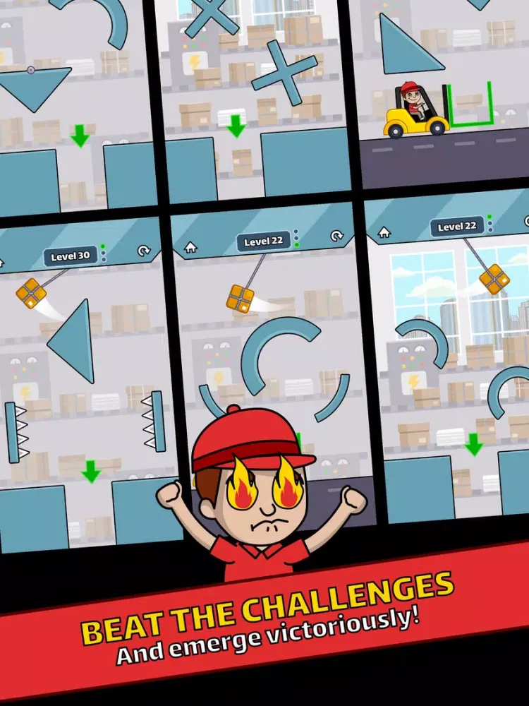 Drop The Box! iPad  Screenshots