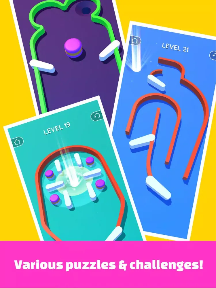 Pinball Puzzle: Goal Action iPad  Screenshots