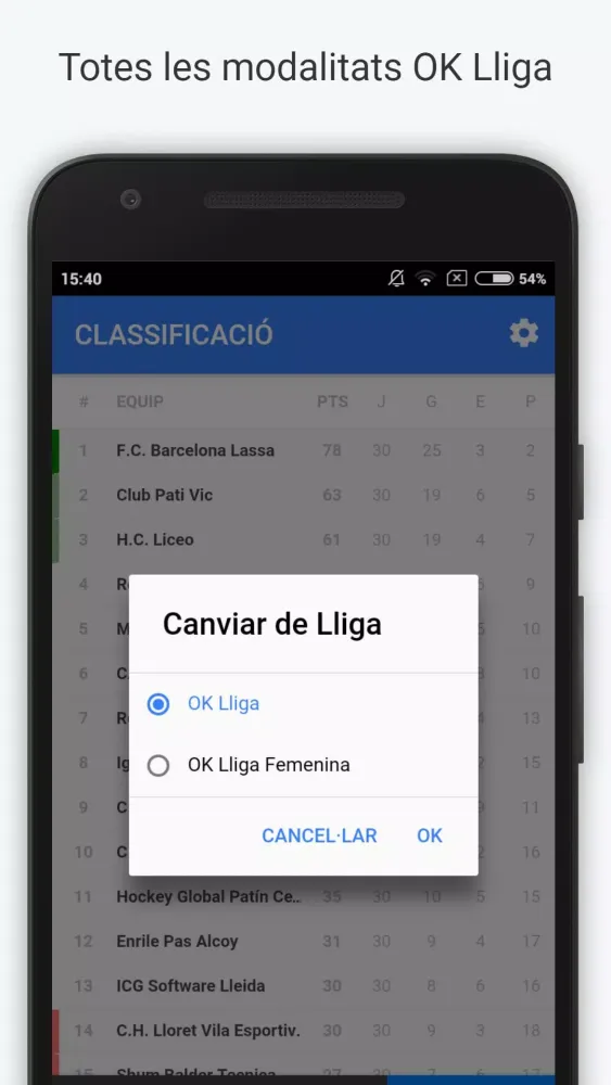 OK Lliga 2018 - 2019 Screenshots