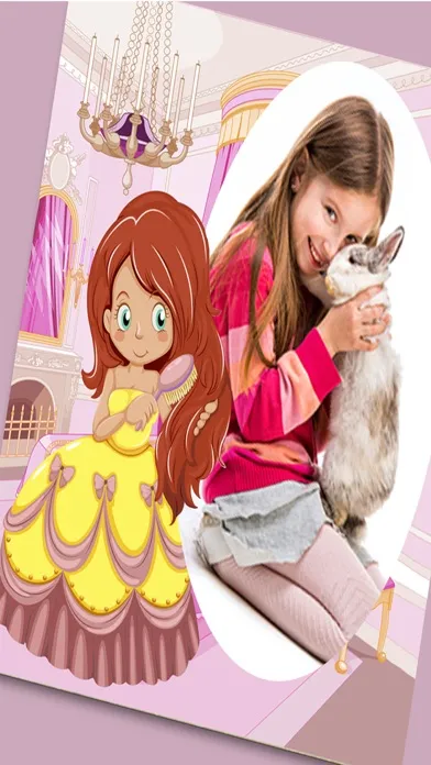 Fairy princess photo frames for kids – Editor 스크린샷
