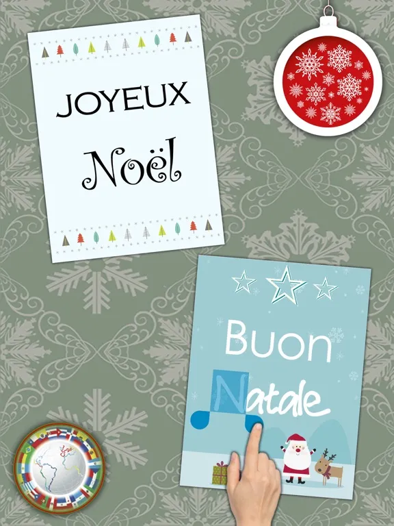 ภาพหน้าจอของ Christmas Greetings & cards iPad 