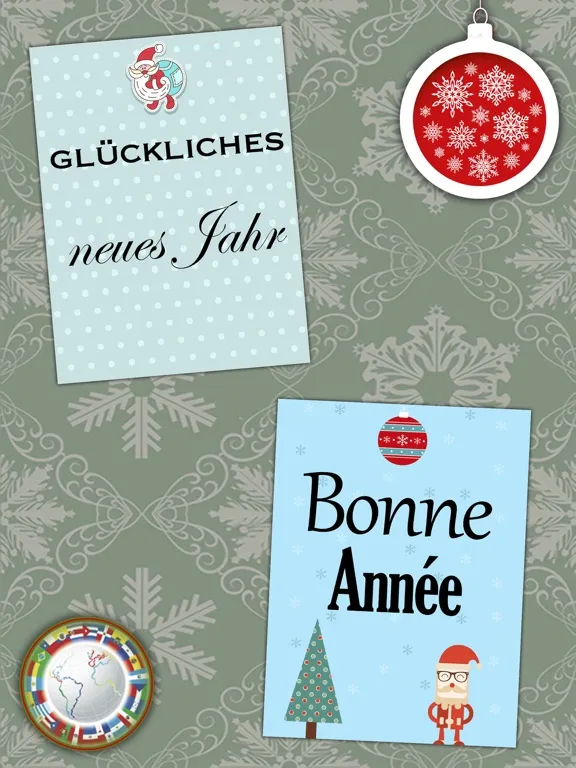 ภาพหน้าจอของ Christmas Greetings & cards iPad 