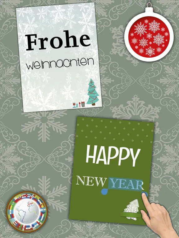ภาพหน้าจอของ Christmas Greetings & cards iPad 