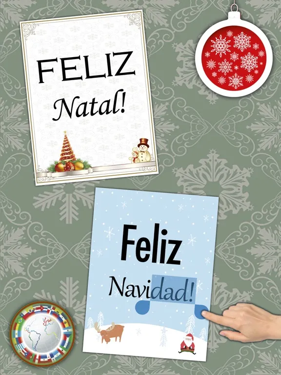 ภาพหน้าจอของ Christmas Greetings & cards iPad 