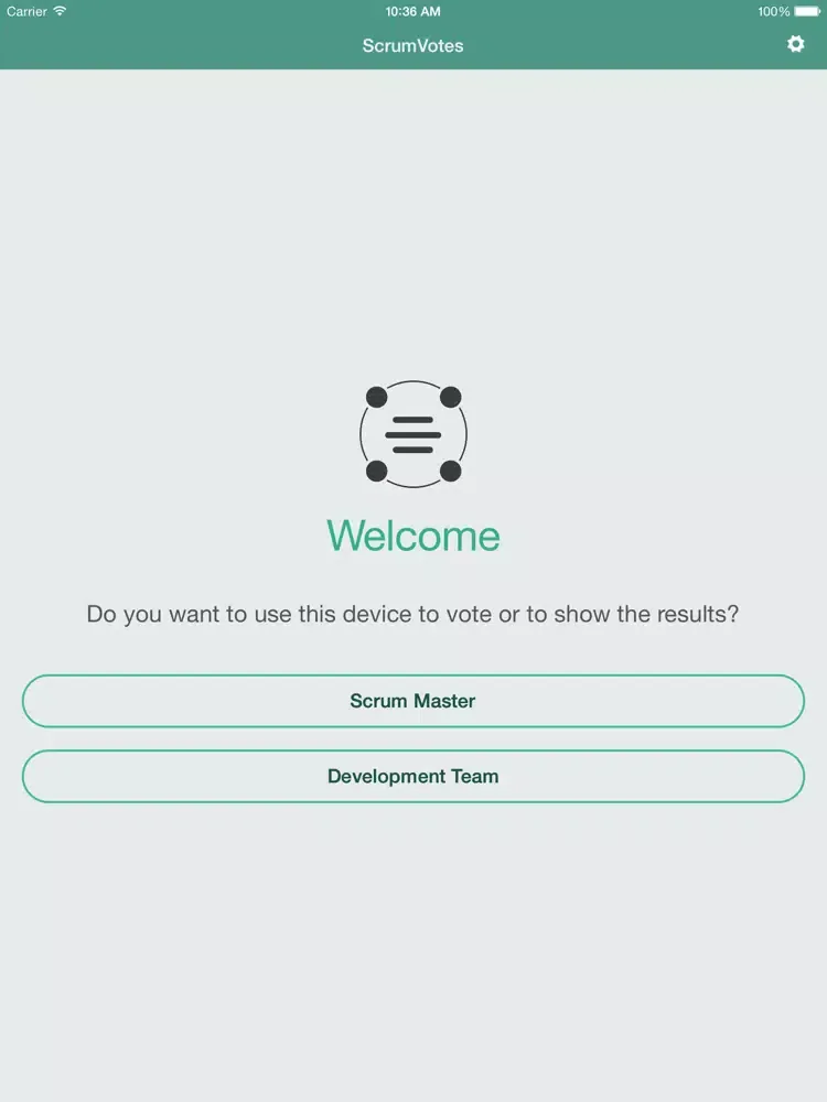 ScrumVotes iPad 应用截图