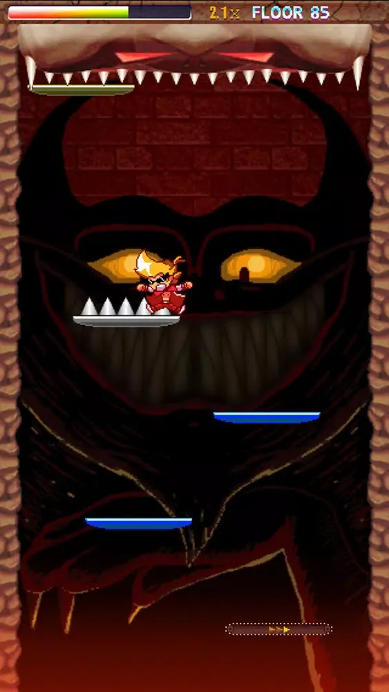 Capturas de tela do Hellevator