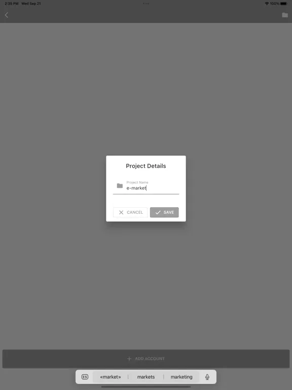 Account Balance T iPad Screenshots