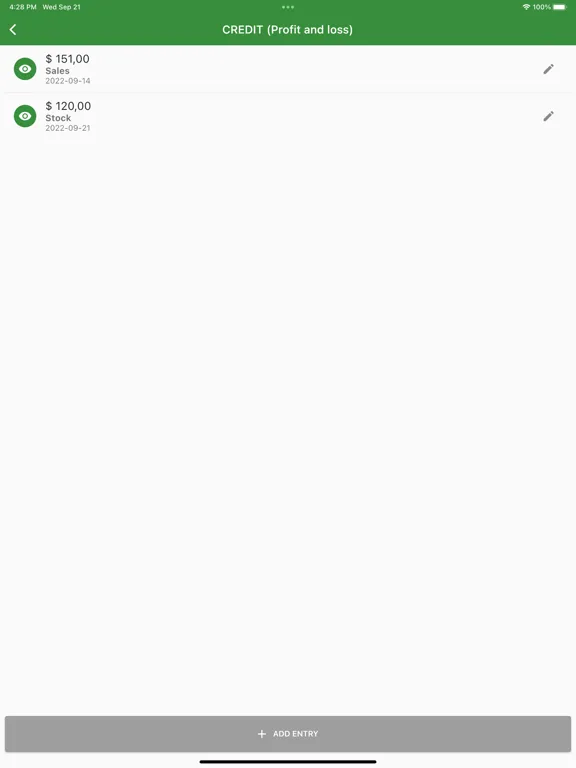 Account Balance T iPad Screenshots