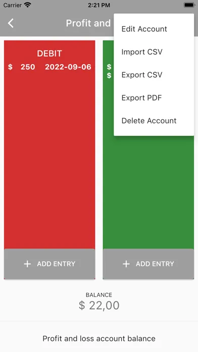 Account Balance T Screenshots