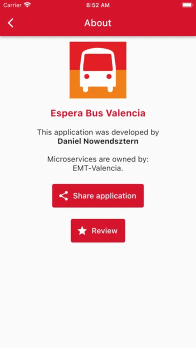 Ảnh chụp màn hình của Espera Bus Valencia