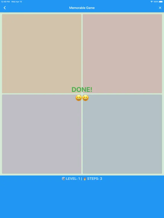صور Memorable Game iPad 