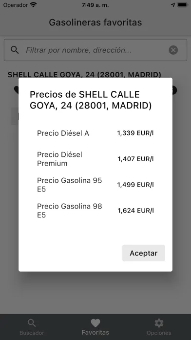 Spain Gas Price स्क्रीनशॉट