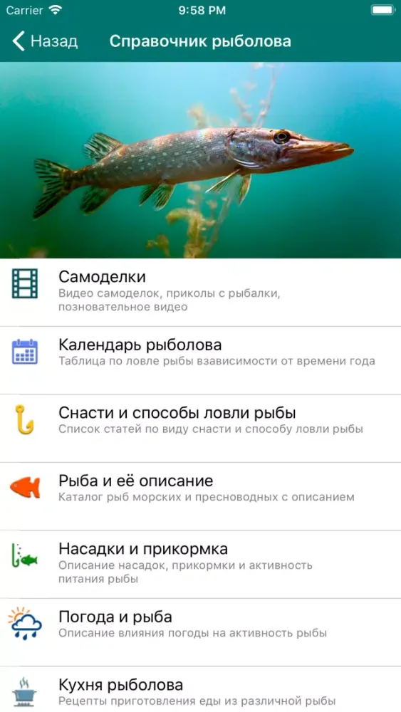 Клёвая рыбалка应用截图