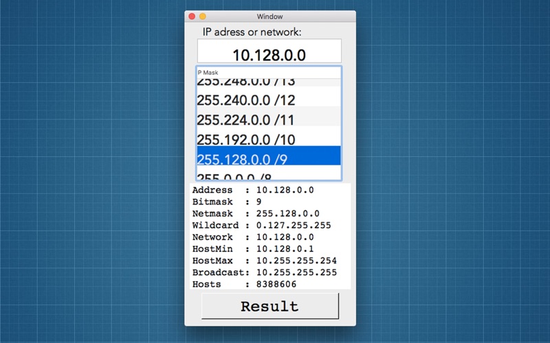 IP-Calc - calculator of network address Screenshots