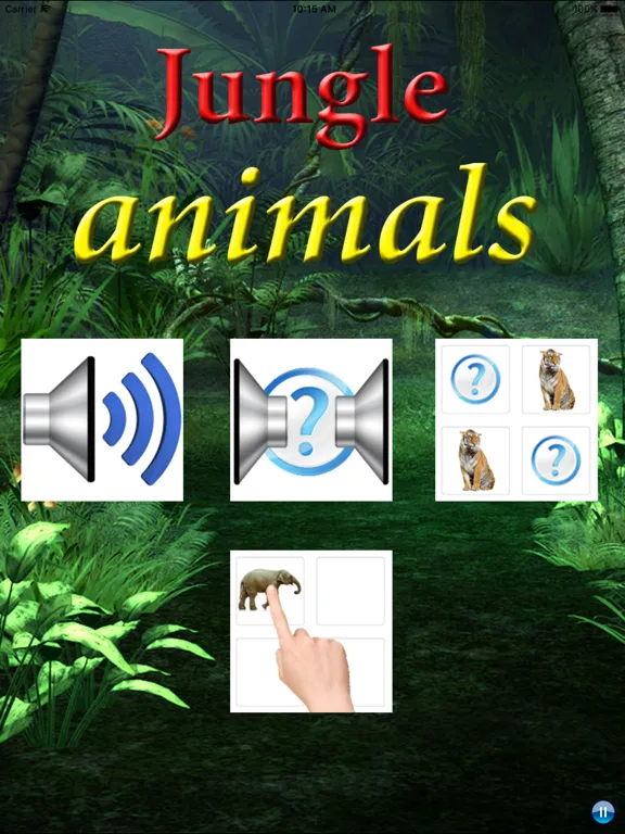 Captures d'écran de Sounds of Jungle iPad 