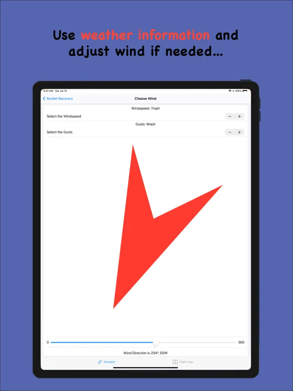 Rocket Recovery iPad  Screenshots