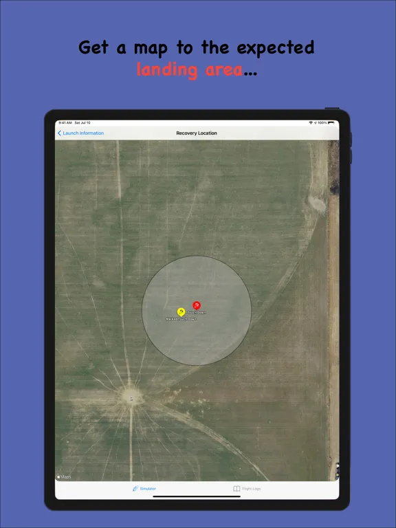 Rocket Recovery iPad  Screenshots
