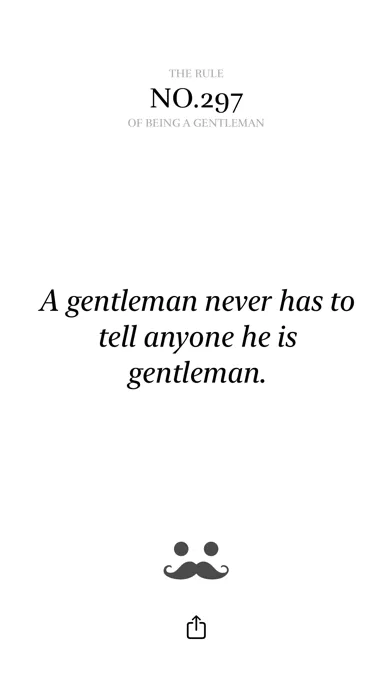 Tangkapan skrin The Rules of Being a Gentleman