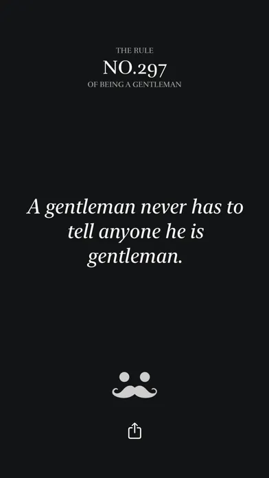 Tangkapan skrin The Rules of Being a Gentleman