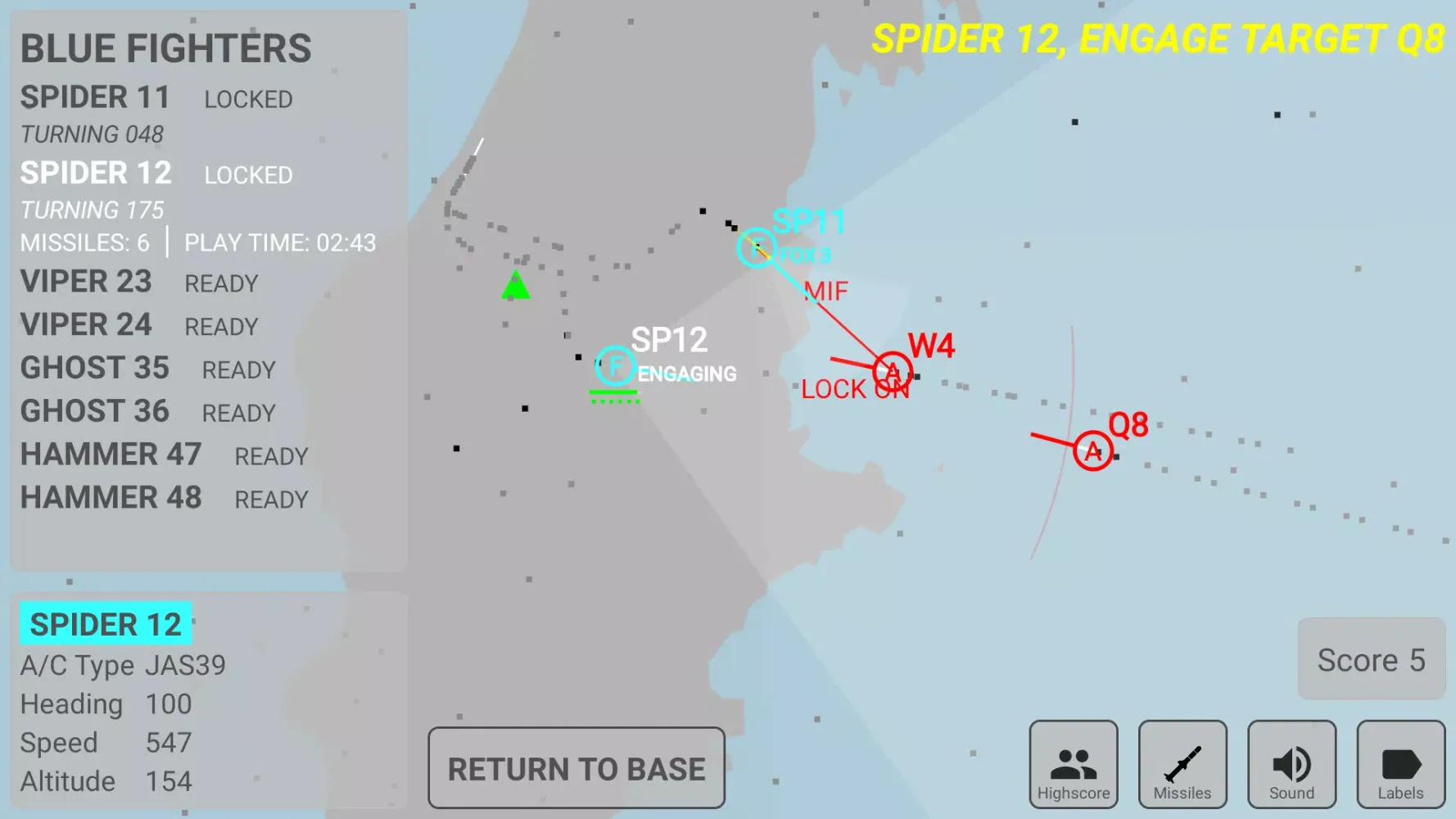 Fighter Control Screenshots