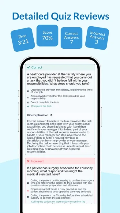 Medical CPT CPC CCMA Exam Prep Screenshots