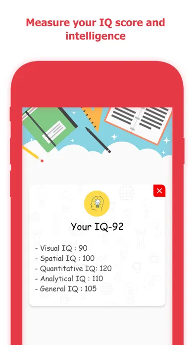 Tangkapan skrin IQ Test for All: Brain Game