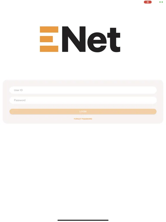 Tangkapan layar ENet E-Care iPad 
