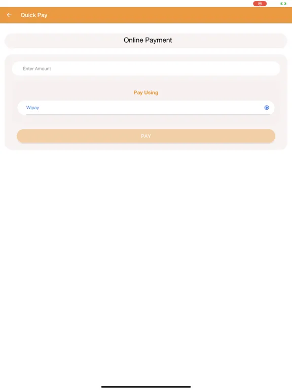 Tangkapan layar ENet E-Care iPad 