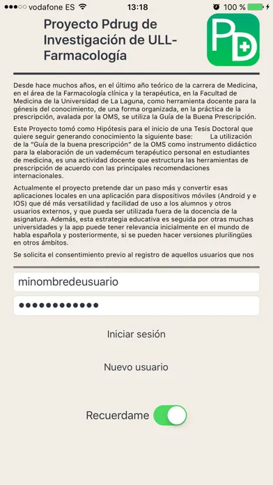 PDrug Formulario Personalizado Screenshots