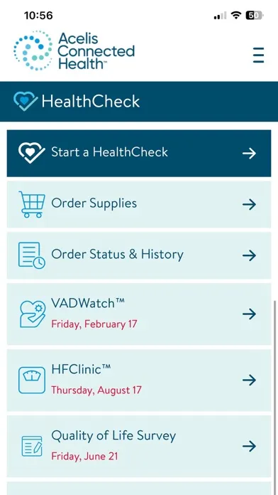 ACH HealthCheck スクリーンショット