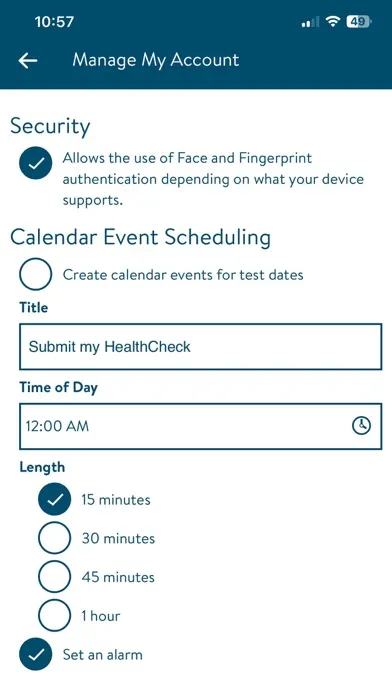ACH HealthCheck スクリーンショット