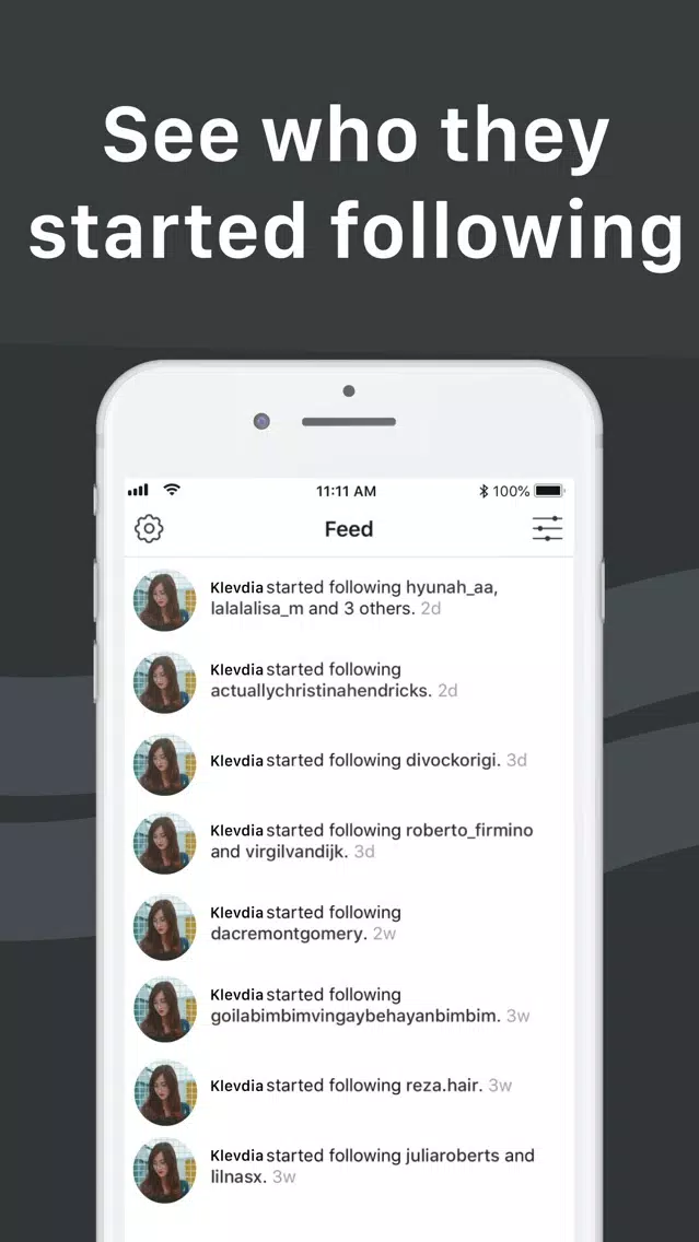 Tender: IG Follower Tracker স্ক্রিনশট