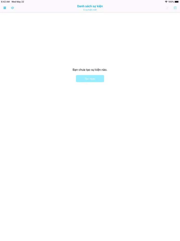 Thông Báo Sự Kiện iPad 应用截图