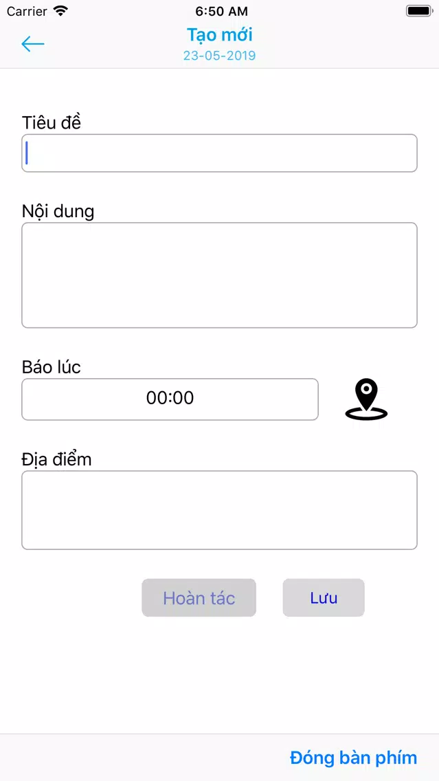 تصاویر Thông Báo Sự Kiện