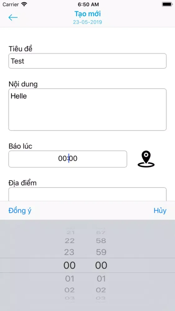 Thông Báo Sự Kiện应用截图