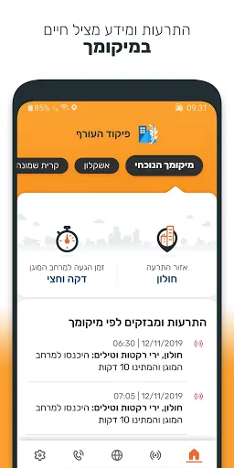 Home Front Command Screenshots