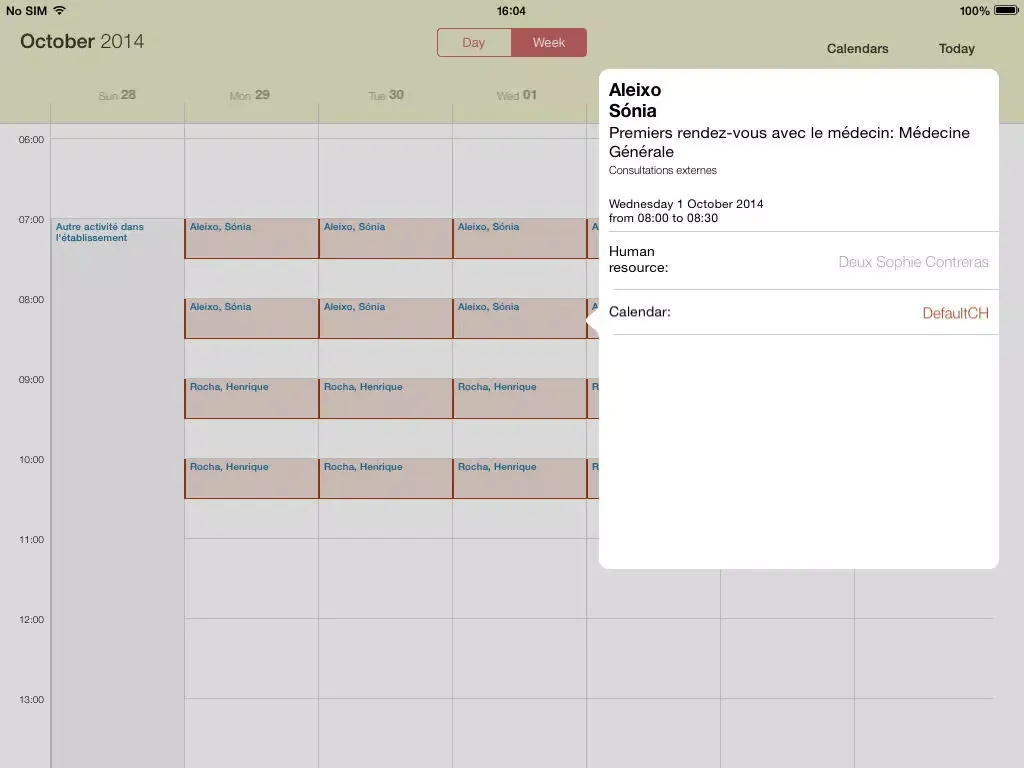 ALERT® Scheduler iPad  スクリーンショット