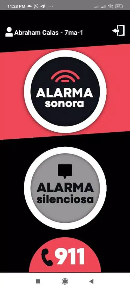 Screenshot di Alerta Barrio