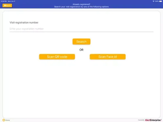 AlertEnterprise Kiosk iPad  سکرین شاٹس
