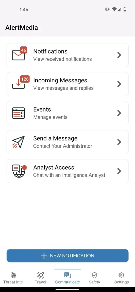 AlertMedia Screenshots