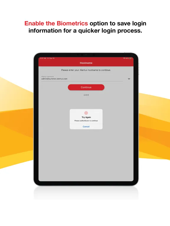 Alertus Activator iPad 应用截图