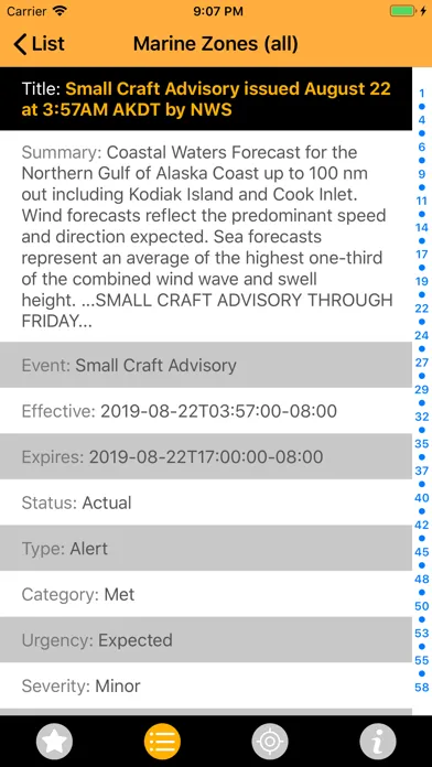 NOAA Alerts Weather PRO应用截图