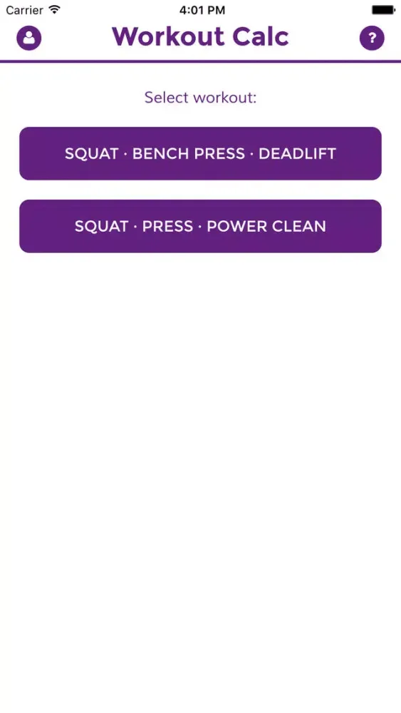 Workout Calc - Starting Strength Weight Lifting Warmup Calculator স্ক্রিনশট
