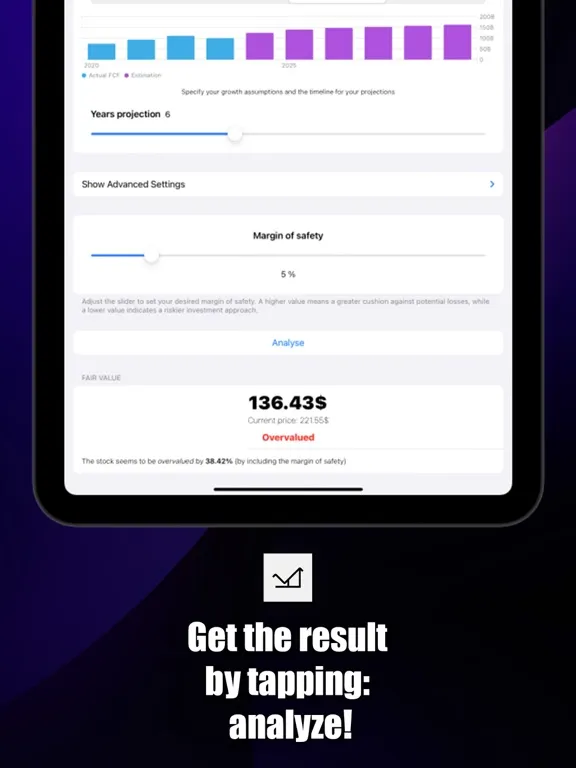 Stocks Fair Value iPad  Screenshots