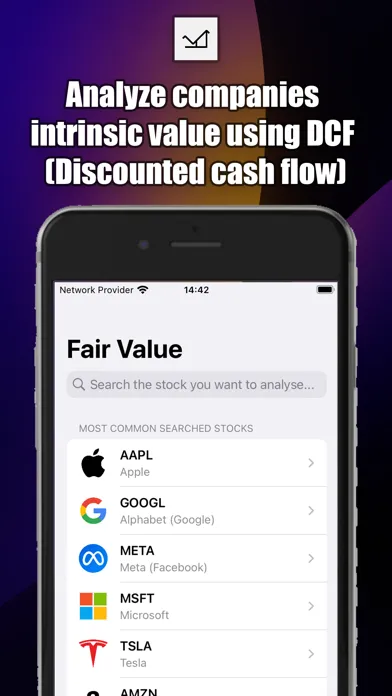 Stocks Fair Value Screenshots