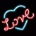 Neon Love Stickers