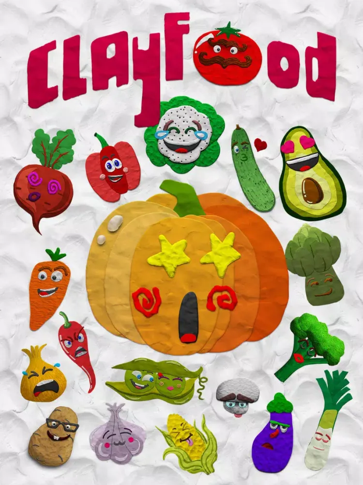 Tangkapan layar Clayfood - Animated Stickers iPad 