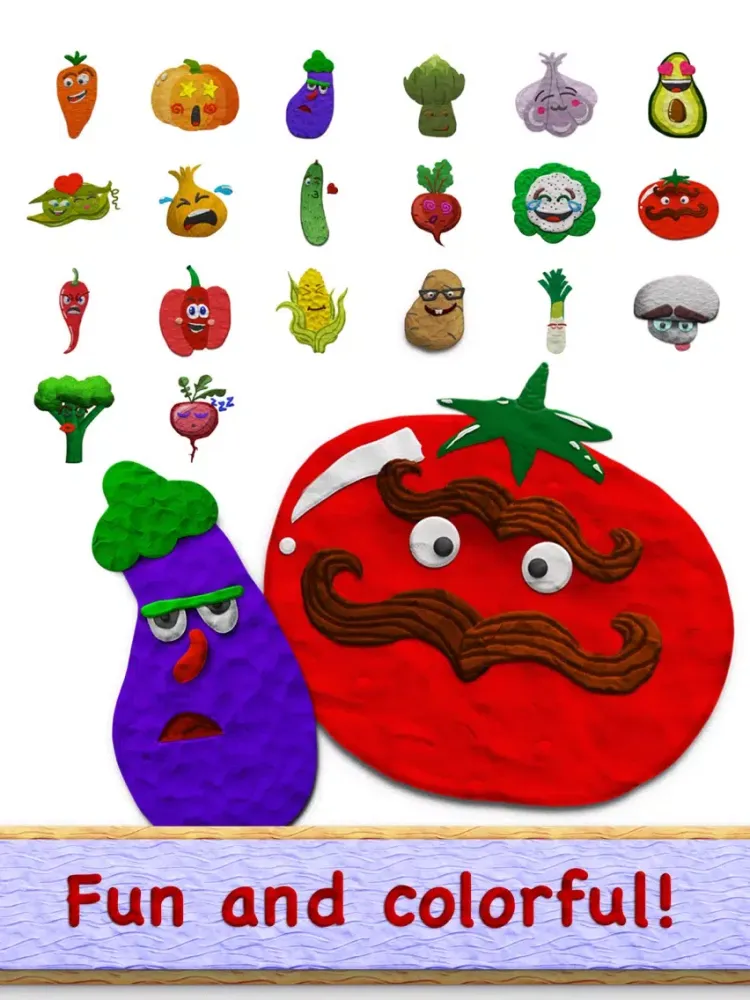 Tangkapan layar Clayfood - Animated Stickers iPad 
